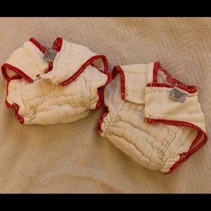Cloth-eez Organic Workhorse Diapers Medium lot of 15